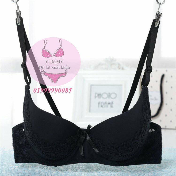 [Mã WA1606 giảm 15% đơn 99k] Áo lót mút trơn phối ren gom ngực đệm đẩy chân ngực | BigBuy360 - bigbuy360.vn