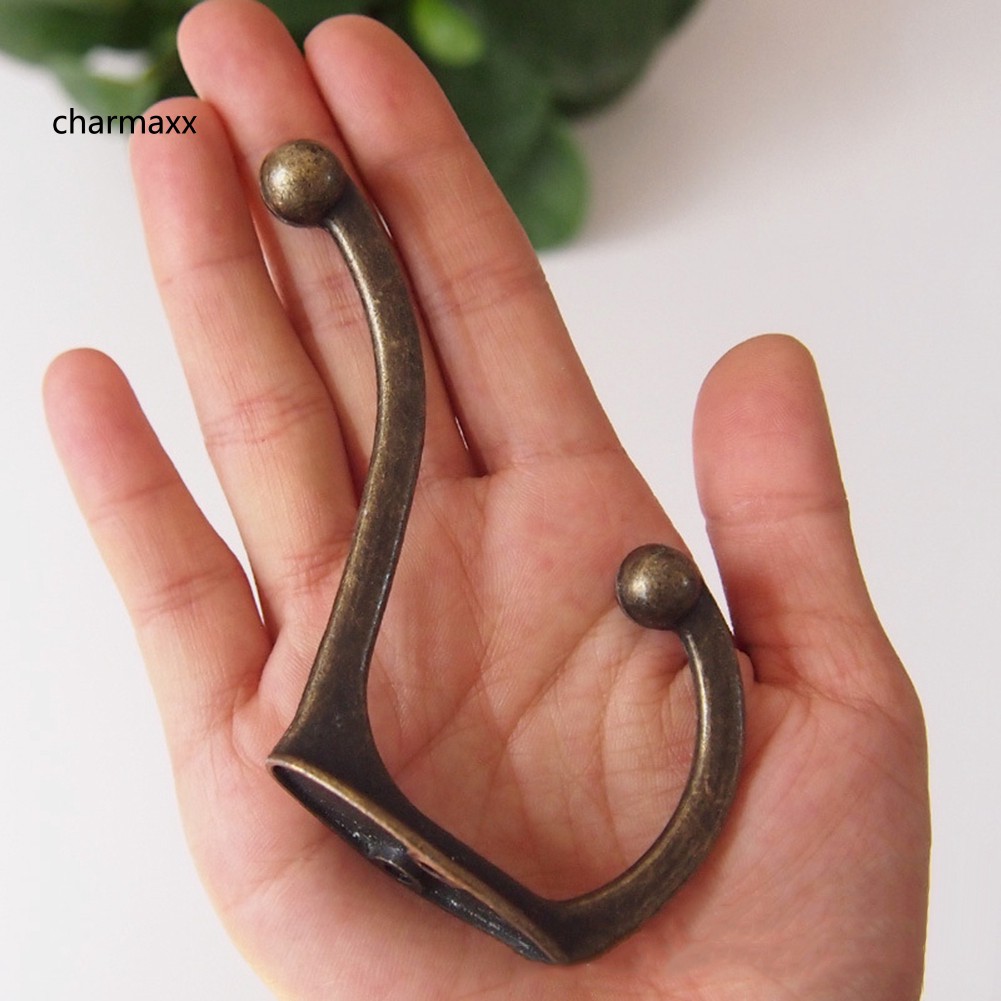 CMAX_Vintage Bronze Home Furniture Wardrobe Wall Mount Hook Clothes Towels Hanger
