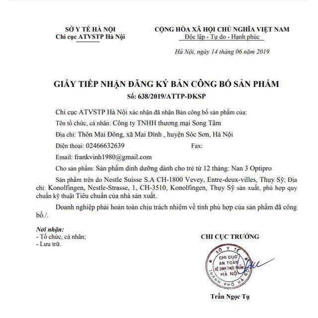 (5/2022) SỮA NAN NGA 400gr, 800gr ĐỦ SỐ