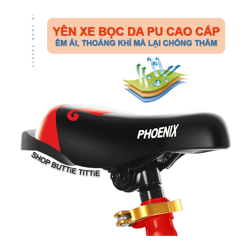 XE ĐẠP TRẺ EM CAO CẤP THƯƠNG HIỆU PHOENIX (GẤP GỌN ĐƯỢC) (hàng order, 12-15 ngày giao hàng)