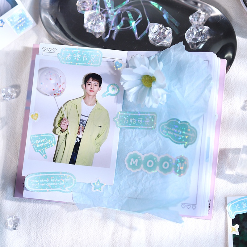 Flowertree Bộ 2 Sticker Trang Trí Sổ Tay Hình Giấc Mơ