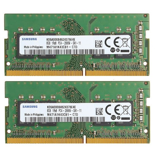 RAM LAPTOP SAMSUNG DDR4 16GB 8*2 BUS 2666MHZ [Bóc Máy Đẹp 95%]