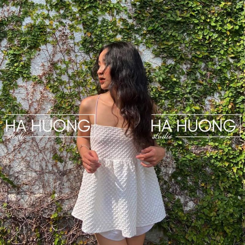 Áo 2 Dây Babydoll Dây Lưng