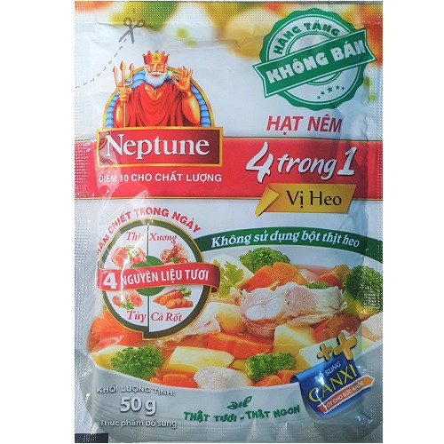 [SALE GIÁ RẺ] Hạt nêm Neptune 4 Trong 1 Vị Heo 50g | BigBuy360 - bigbuy360.vn
