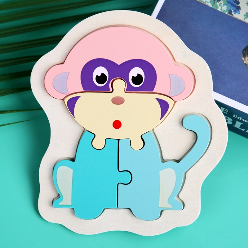 Đồ Chơi Lắp Ráp Hình Bánh Macaroon 3D Bằng Gỗ Giúp Phát Triển Trí Tuệ Cho Trẻ Em