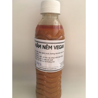 [ VEGAN FOOD] MẮM NÊM CHAY CHAI 330ML - THỰC PHẨM CHAY HOÀNG CHÂU