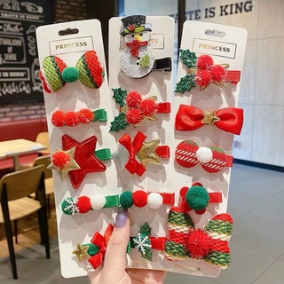 Kẹp tóc giáng sinh, kẹp tóc noel cho bé gái