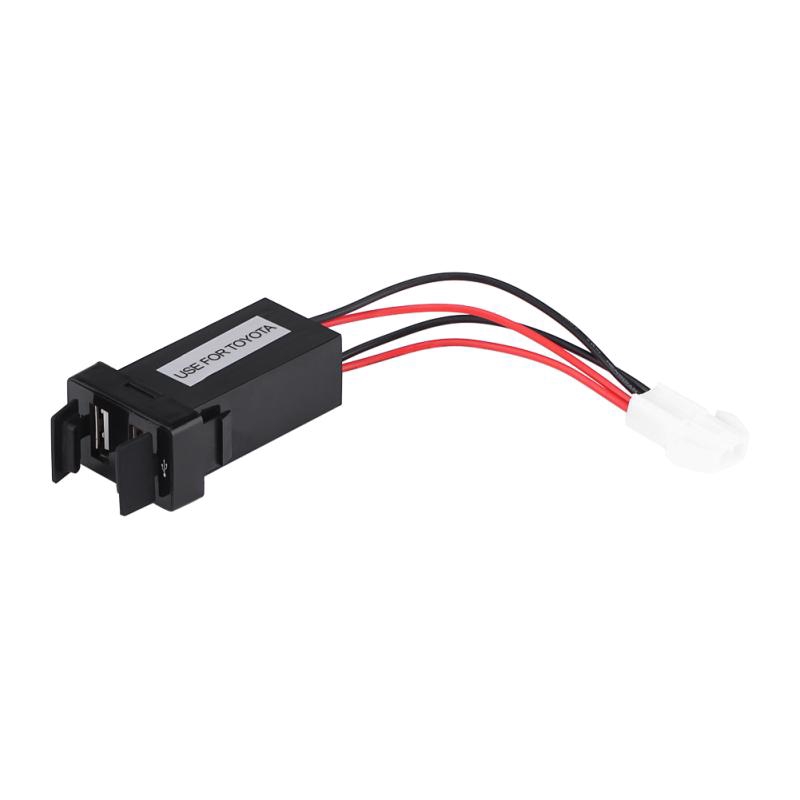 Ổ cắm sạc điện thoại 2 cổng USB 12V-24V 2.1A dùng trong xe hơi Toyota