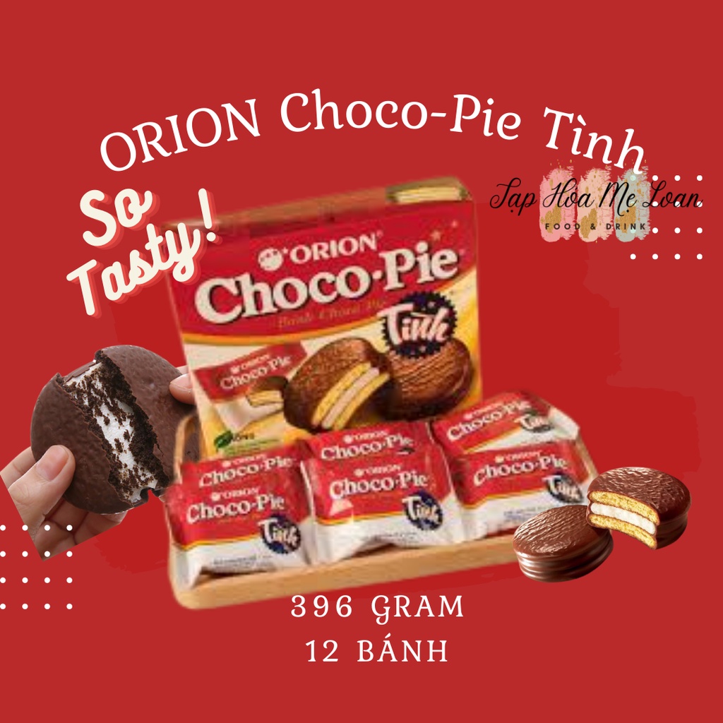 Bánh Chocopie TÌNH ORION Hộp 396g (12 cái)