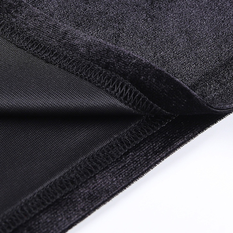 Chân Váy Nhung Đen Dáng Dài Xẻ Tà Gợi Cảm Hợp Thời Trang Cho Bạn Gái