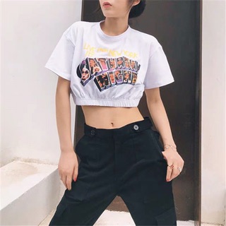 sẵn đen sz s áo croptop bo eo