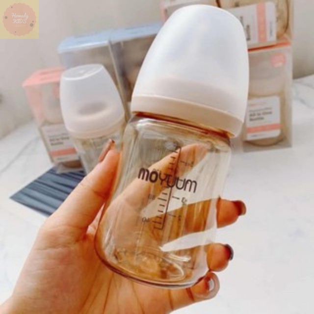 [Hàng Chính Hãng] Bình Sữa Moyuum Nội Địa Hàn, Bình Sữa Cho Bé Sơ Sinh Moyuum 170ml_270ml PPSU Hàn Quốc