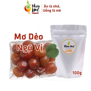 Ô mai xí muội mơ dẻo ngũ vị Phan Huệ túi Zip 100g vị dẻo chua cay mặn ngọt đặc sản Hà Nội