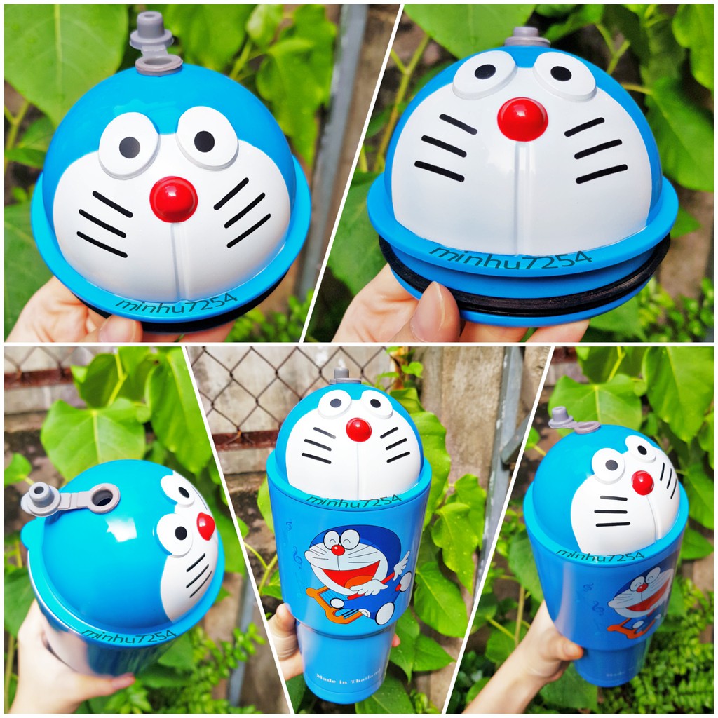 [PHỤ KIỆN] NẮP DORAEMON HÌNH CẦU CHO LY GIỮ NHIỆT 900ML