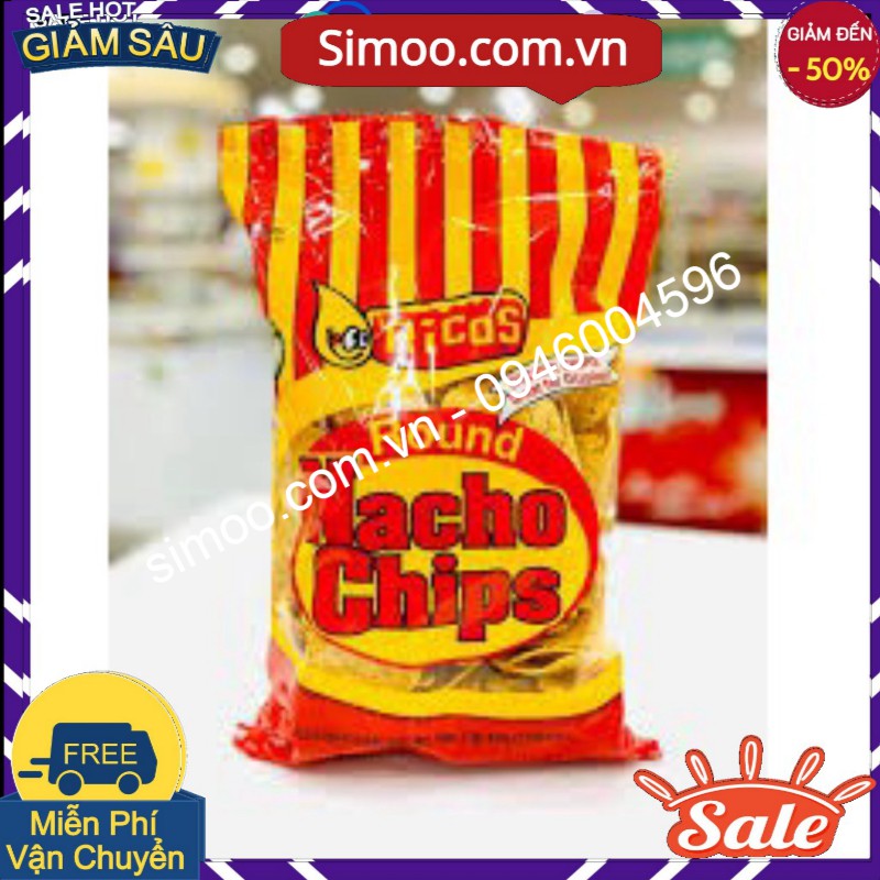 💥 ⚡ SẢN PHẨM CHÍNH HÃNG💥 ⚡ SNACK NGÔ RICOS ROUND NACHO CHIPS MỸ GÓI 454G 💥 ⚡