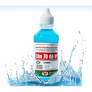 Lốc 10 Chai Cồn 70 Độ VP 60ml