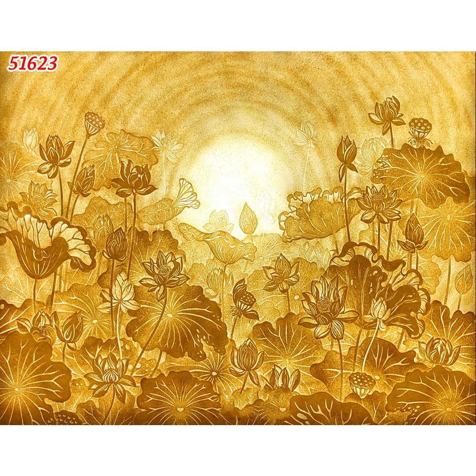 Tranh dán tường 3d hoàng phi câu đối