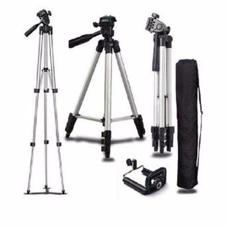 Gậy Tripod Loại 3 Chân 1m2 - Giá 3 Chân Đỡ Điện Thoại Cao 1.2m
