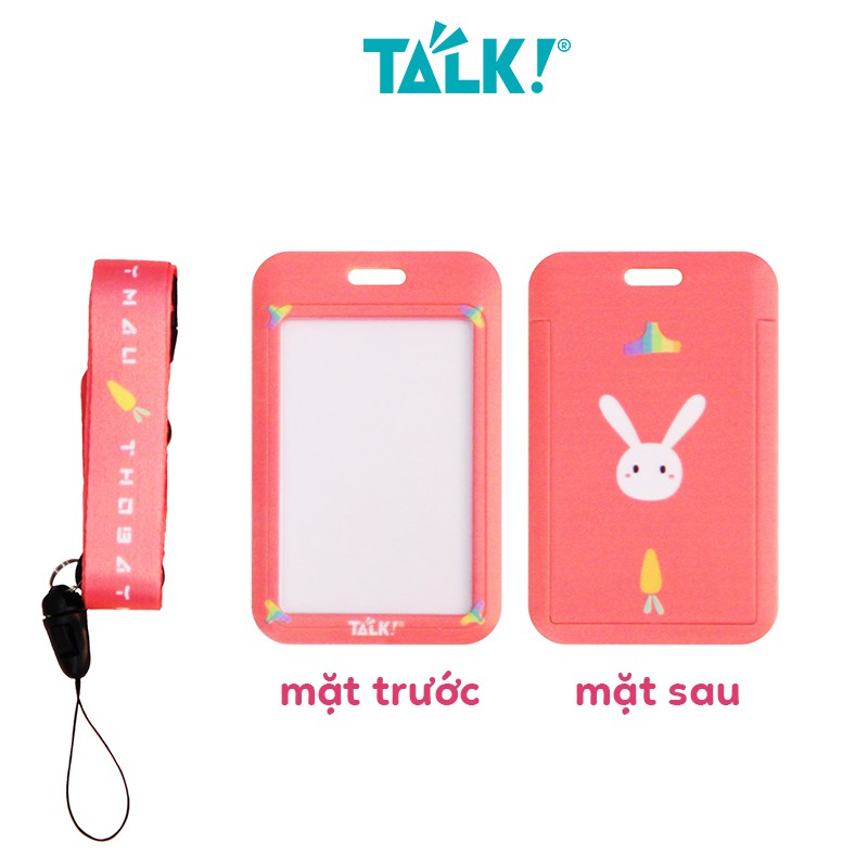 Dây Đeo Younik Thẻ Thỏ Bảy Màu Pink Avatar tiện dụng dành cho fan Thỏ Bảy Màu