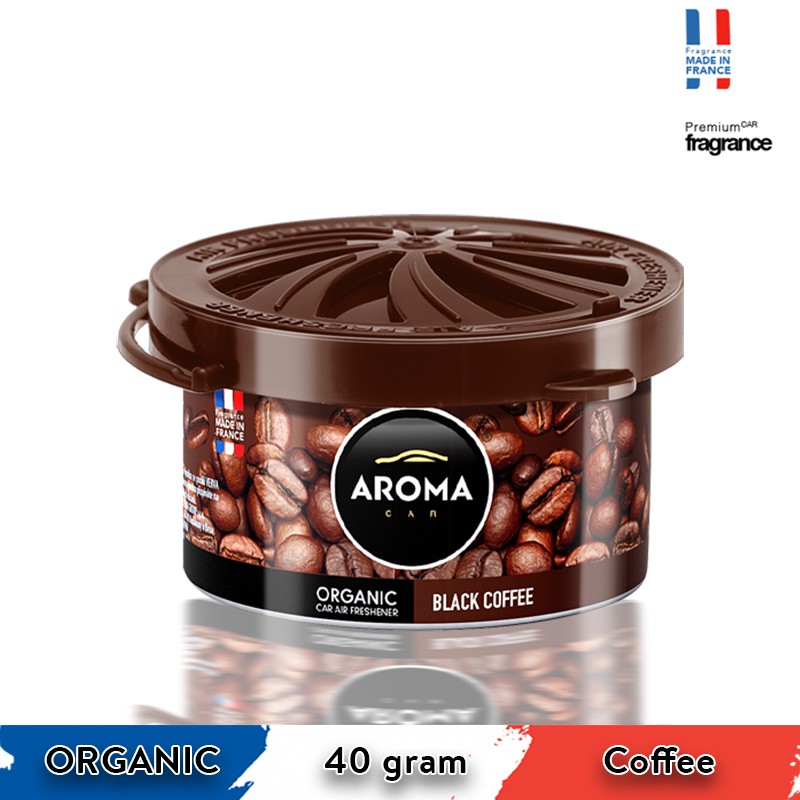 [ Hàng Chính Hãng ] Sáp thơm khử mùi nội thất Ô Tô Aroma Car Organic 40g - Hương cofe