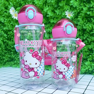 Bình nước có dây đeo HelloKitty - Doremon Doraemon