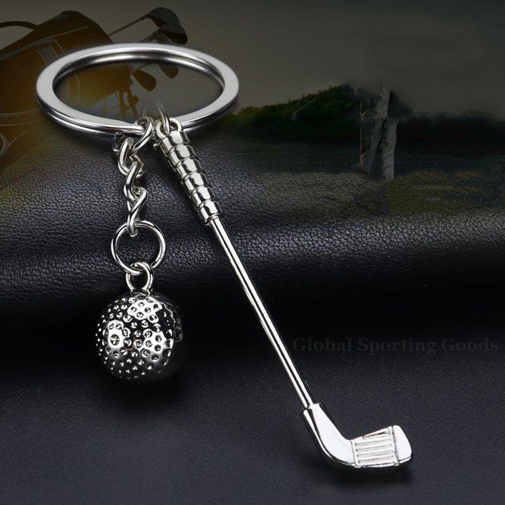 LANFY Móc Khóa Quả Bóng Golf Bằng Kim Loại Sáng Tạo