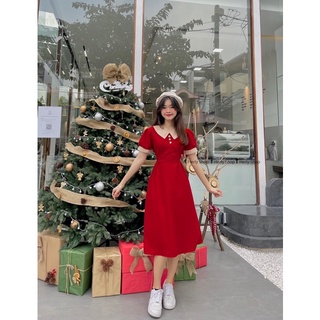 ĐẦM MIDI FORM A PHỐI CỔ BEGIE