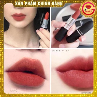 [CHÍNH HÃNG] Son Mac Deveted to Chili 316 - Màu đỏ đất - Matte