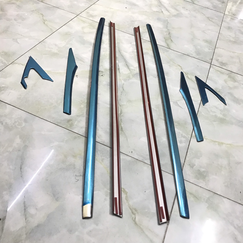 Bộ ốp nẹp viền chân kính Inox Xe Honda Civic đời 2017 đến 2021