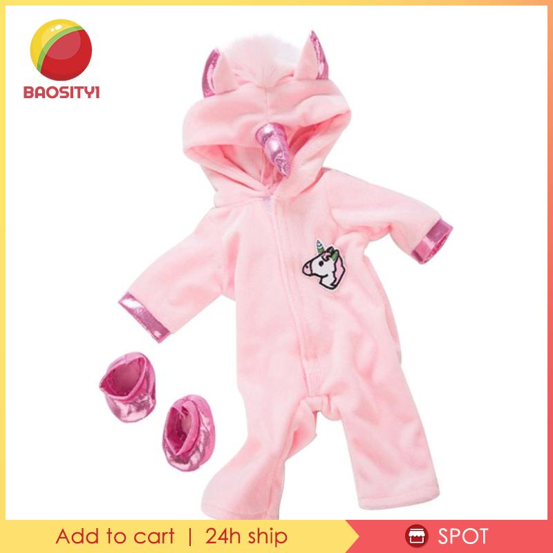 Bộ Đồ Liền Thân Hình Kỳ Lân 18 Inch Dành Cho Búp Bê Mỹ [Baosity1]