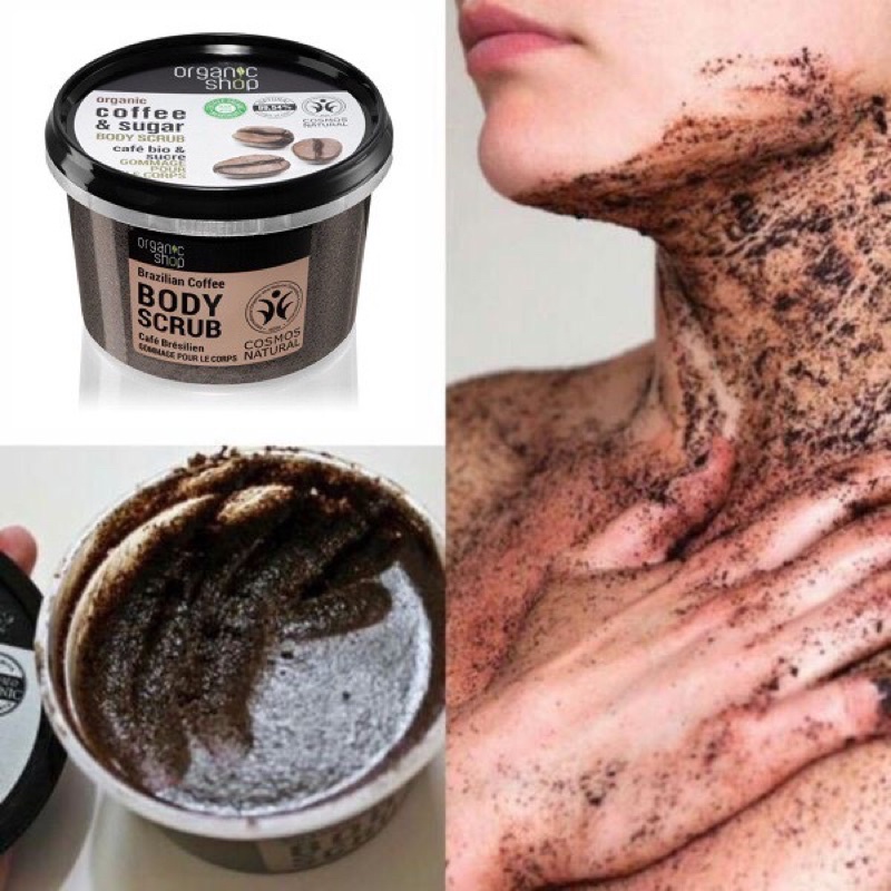 Tẩy tế bào chết toàn thân cà phê Organic Shop Coffee &amp; Sugar Body Scrub