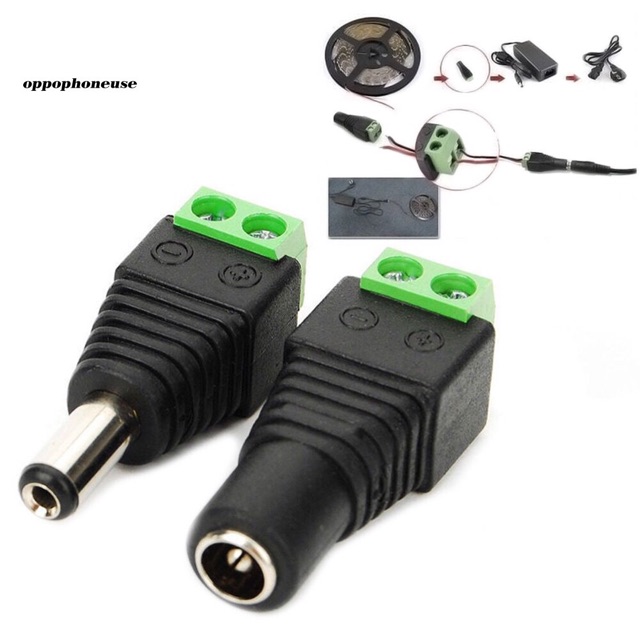 Bộ 5 Jack nguồn DC đực và 5 Jack nguồn DC cái
