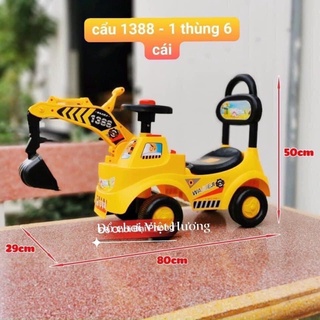 Xe cần cẩu chòi chân 1388 cho bé
