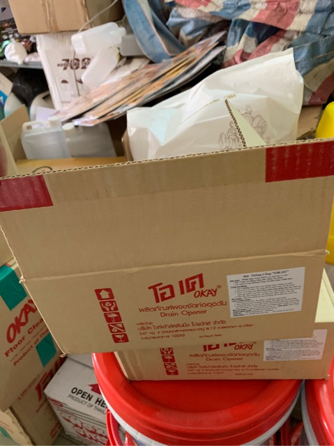 Bột thông cống Okay 100g (Hàng có tem nhập khẩu)