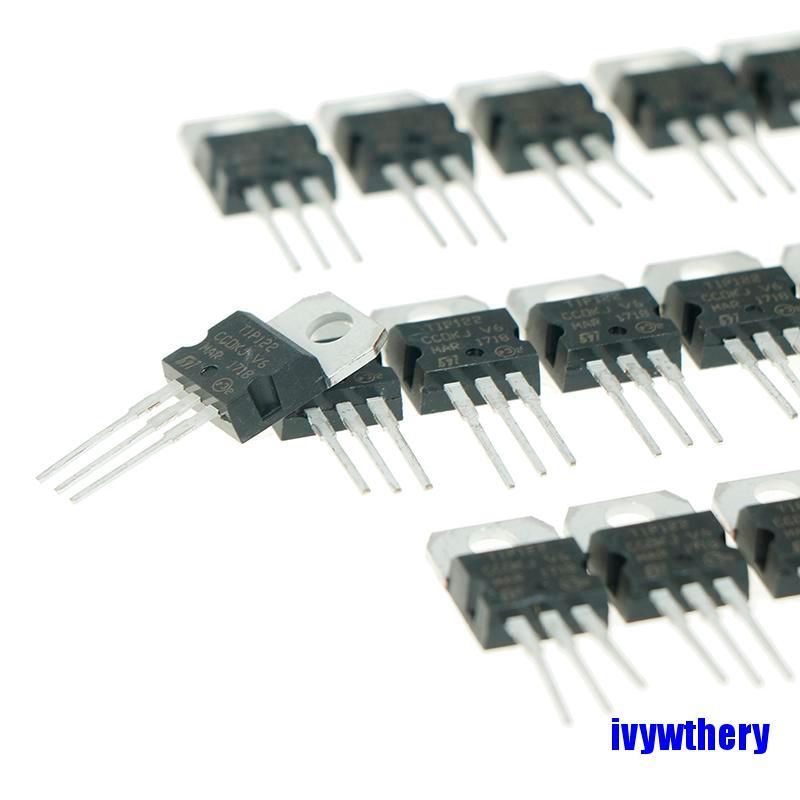 [COD]25Pcs TIP122 100V 5A DIP Power Transistor for General Purpose Amplifier