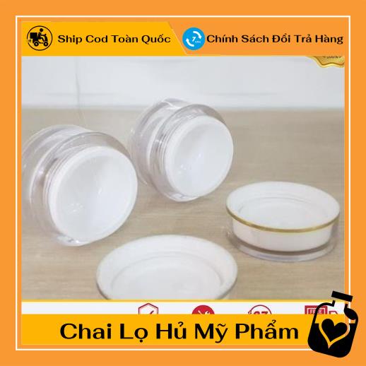 [TOP GIÁ RẺ] Hũ chiết mỹ phẩm tròn 5g, 10g đựng kem face, phụ kiện du lịch