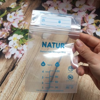 Túi trữ sữa Natur Thái Lan (120ml/ hộp 30 túi)