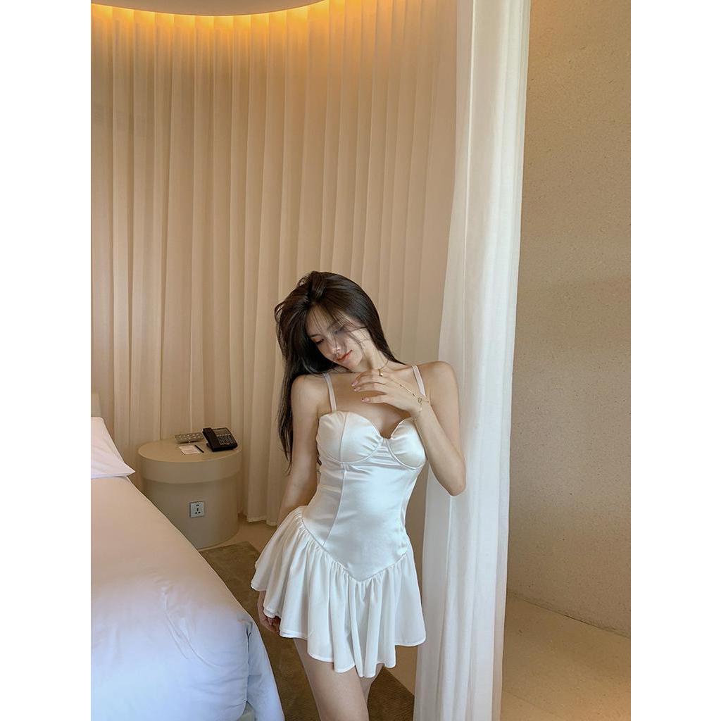 Đầm Voan Hai Dây Gợi Cảm Dành Cho Nữ 2021irregular