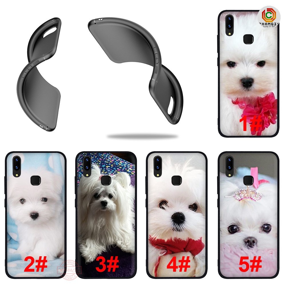 Ốp lưng Silicon in hình cún cưng, chó cưng các loại Vivo V15 V11 V9 V7 Plus V5s Y85 Y81s Y55 Y53 Y67 Y75