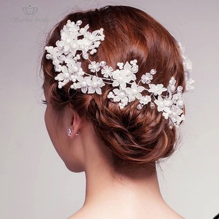 Phụ kiện cài tóc cô dâu BarbirBride, Băng đô handemade FD1963