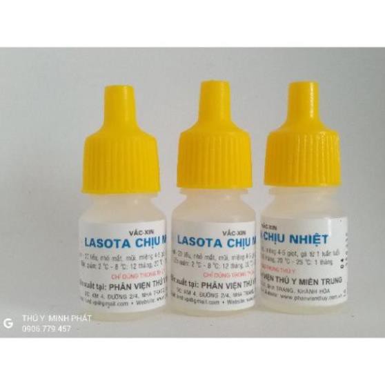 VACIN LASOTA CHỊU NHIỆT loại 5ml 25 liều (vacin dịch tả gà)