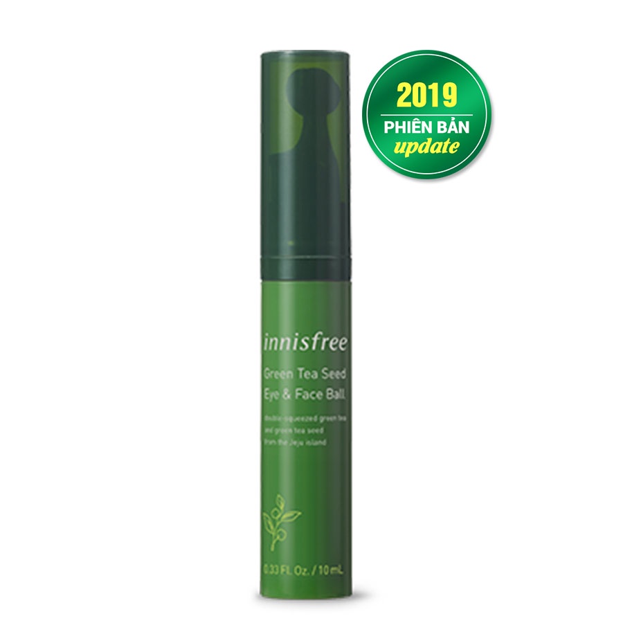 Lăn mắt Innisfree 10ml - Green Tea Seed Eye &amp; Face Ball (MP7557)