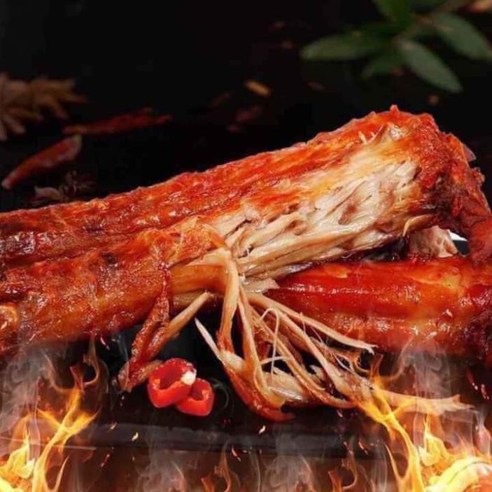 Cổ Vịt Dài Cay - Gói 50gr Tặng Kèm Khăn Ướt