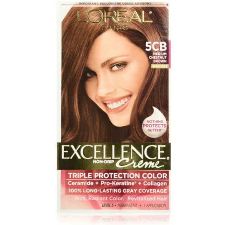 L'Oréal Excellence Creme, 5CB Medium Chestnut Brown