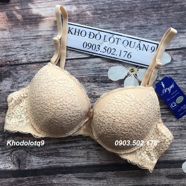 Áo Lót Boya Ren hoa nhí Siêu Đẩy, siêu nâng ngực