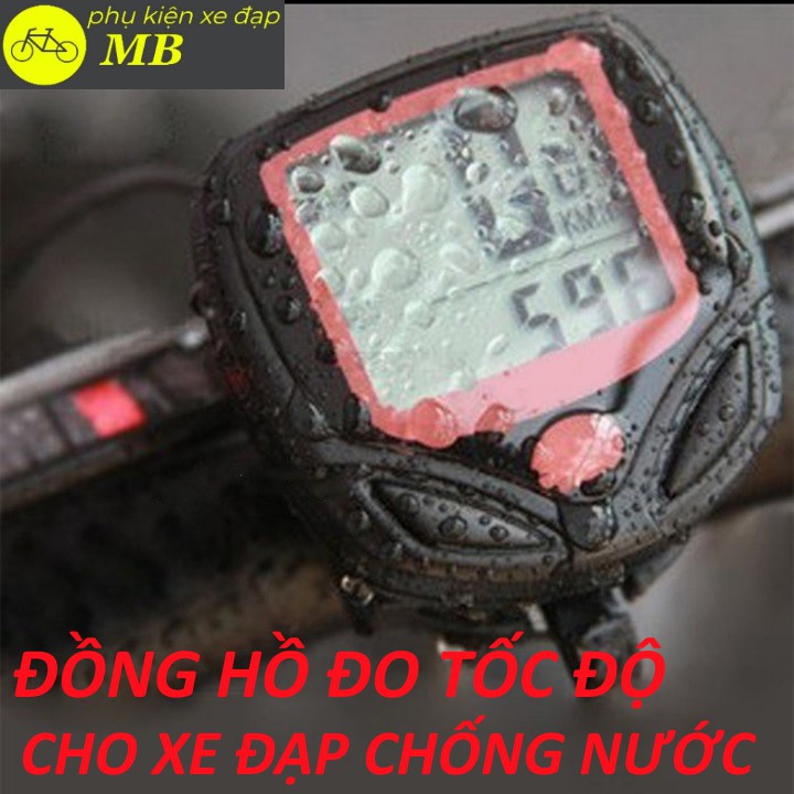 đồng hồ đo tốc độ có dây cho xe đạp thể thao siêu bền chống nước chạy chính xác DH02