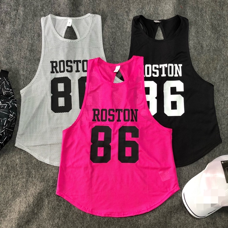 ÁO TANKTOP CHE BỤNG THỂ THAO NỮ VNXK TẬP GYM, YOGA, CHẠY BỘ, DANCE