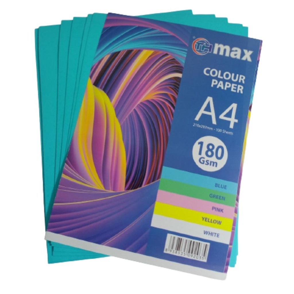 Giấy bìa màu A4 180gsm 100 tờ/xấp Bìa thái lan bìa cứng A4  LÁ HỒNG VÀNG TRẰNG DƯƠNG