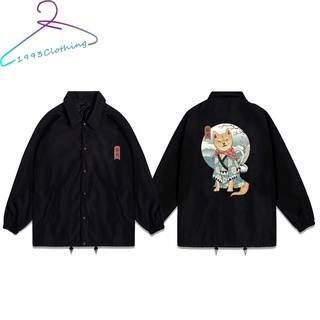 ÁO KHOÁC KAKI NÚT BẤM/ ÁO JACKET ĐEN IN HÌNH CHÓ SIBA ,👚FREESHIP👚,LOCAL BRAND HÀNG VNXK 2 LỚP CHÓNG NẮNG,1993CLOTHINGG