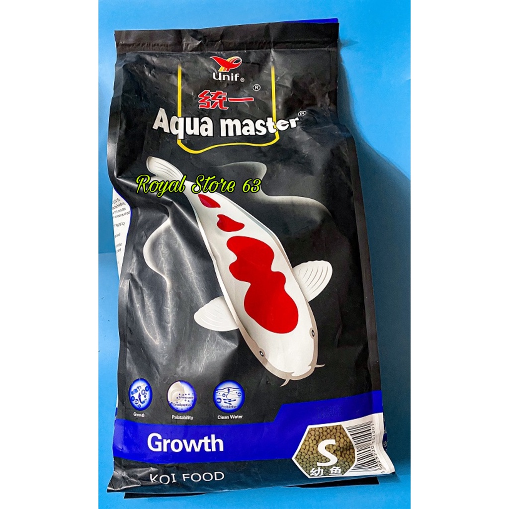 Aquamaster Growth (Xanh Dương) thức ăn cho cá Koi (Chia từ túi 5kg)